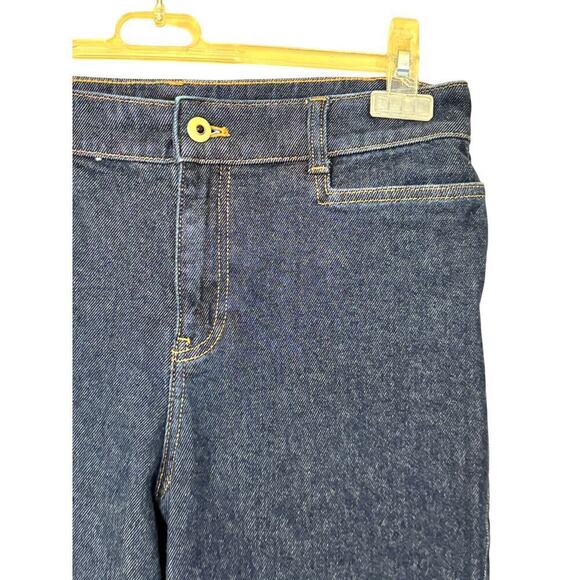 Talbots blue Flare jeans, 8P, normcore, staple, everyday, timeless, minimalist - Picture 3 of 7